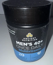 Ancient Nutrition Men's 40+ Once Daily Multivitamin 60 Caps New