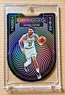 2020-21 NBA Panini Obsidian Optic Jayson Tatum #17 🔥 Tunnel Vision Die-Cut /75