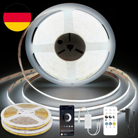 Ttway Cob Led Streifen 10M, Led Strip Kaltweiß 6000K, 2X 5M Dimmbar 24V Led Stre