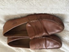 Ralph Lauren Kristoffer Brown Leather Loafers Men\'s 12D Slip On Dress Shoes Ralph Lauren Loafer Brown Casual Shoes for Men for sale | eBay main image 3