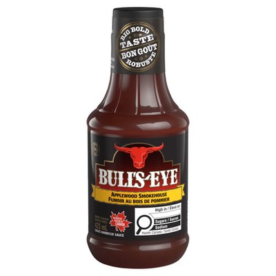 12 x Bull's Eye Sauce - Applewood Smokehouse 14.4 fl.oz / 425 ml.