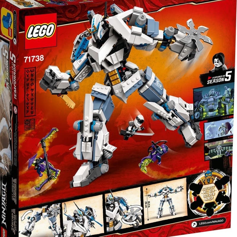 LEGO NINJAGO: Zane's Titan Mech Battle (71738) NEW SEALED LEGO NINJAGO: Zane's Titan Mech Battle (71738) NEW SEALED