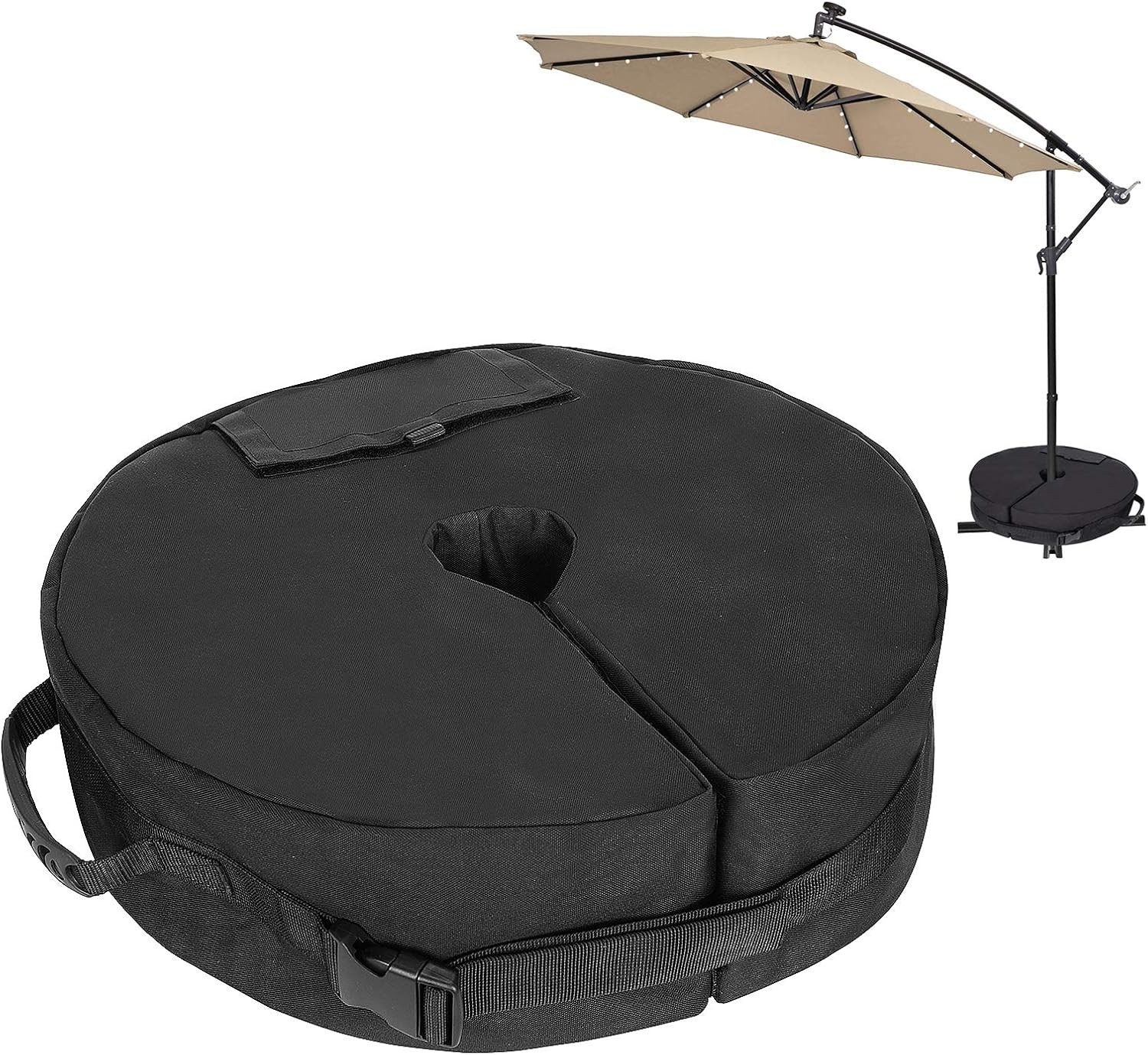 Parasol Base Weights Bag Up to 40kg Heavy Duty Sandbag for Cantilever Patio