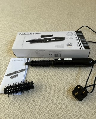 Vidal Sassoon Heißluftstyler 200W Verwicklungsfrei Lockenwickler Bürste 19mm 25mm NEU