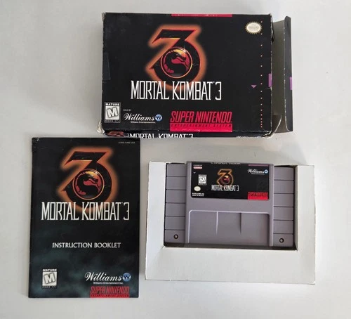 Mortal Kombat 3 (SNES Super Nintendo) - Authentic CIB