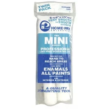 Premier 72520 6-1/2" Mini Paint Roller Cover, 1/4" Nap, Woven, 2 Pk
