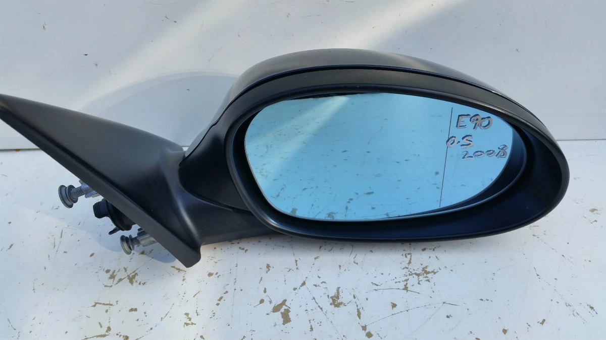 BMW 3 SERIES E90 O.S DRIVER SIDE ELECTRIC WING MIRROR BLUE 7075626  