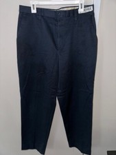 Men's Navy Cintas Comfort Flex Work Uniform Pants Size 34x31