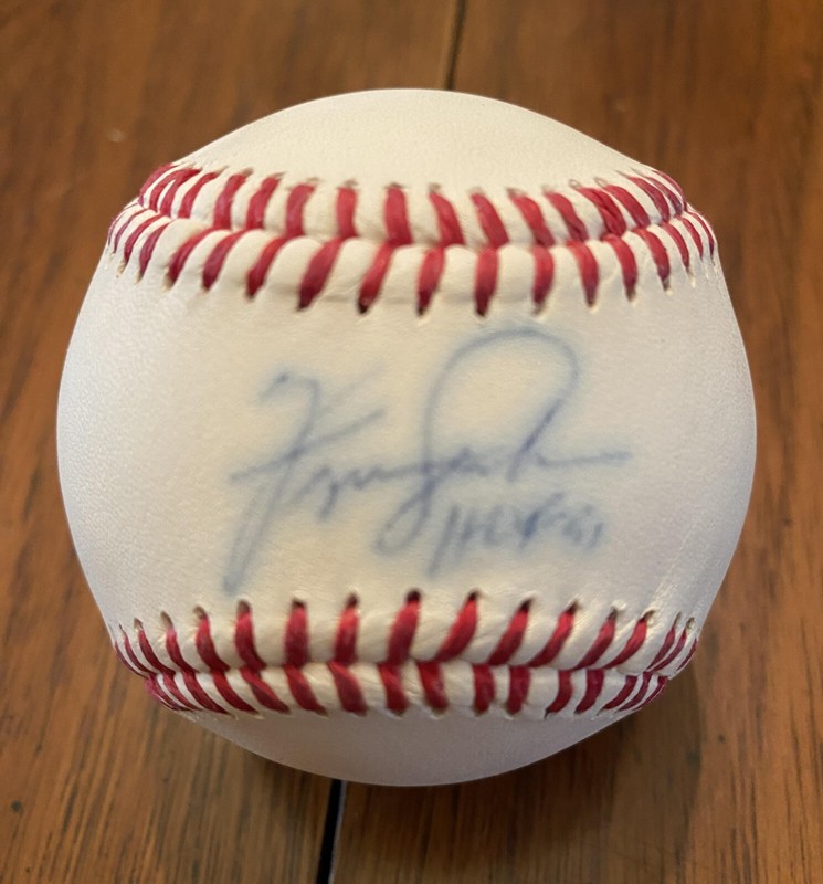 Fergie Jenkins Signed Ball with Show Photo
