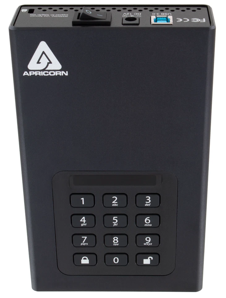 Apricorn Aegis Padlock DT 16 TB Hard Drive - External - *** NEW, SEALED *** - Image 4 of 4