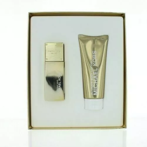 Michael Kors 24K Brilliant Gold Set 1.7Oz Parfum Spray Body