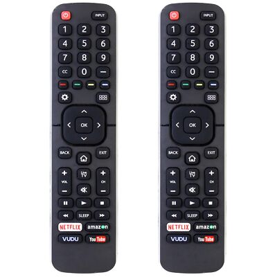 Pack of 2 Universal TV Remote Control Replacement Work for Sharp LCD LED TV A...