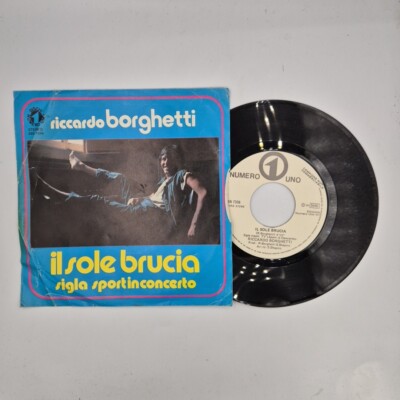 45 Runden Riccardo Borghetti - Il Sole Burcia ZBN 7336 Rock Pop