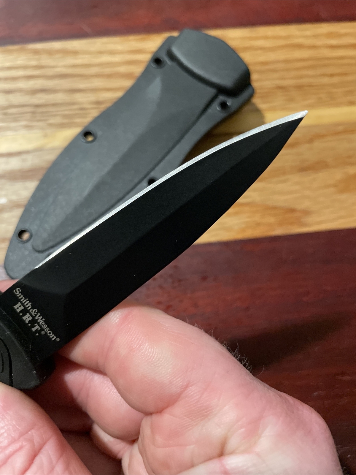 Vintage Smith & Wesson HRT Boot Knife Similar To Gerber Guardian