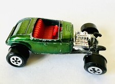 Johnny Lightning 1969 Topper Custom 32 Ford Roadster Green With Red Interior