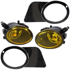 NEBELSCHEINWERFER GELB MIT RAHMEN LINKS+RECHTS SET FÜR BMW 5 E39 M3 96-