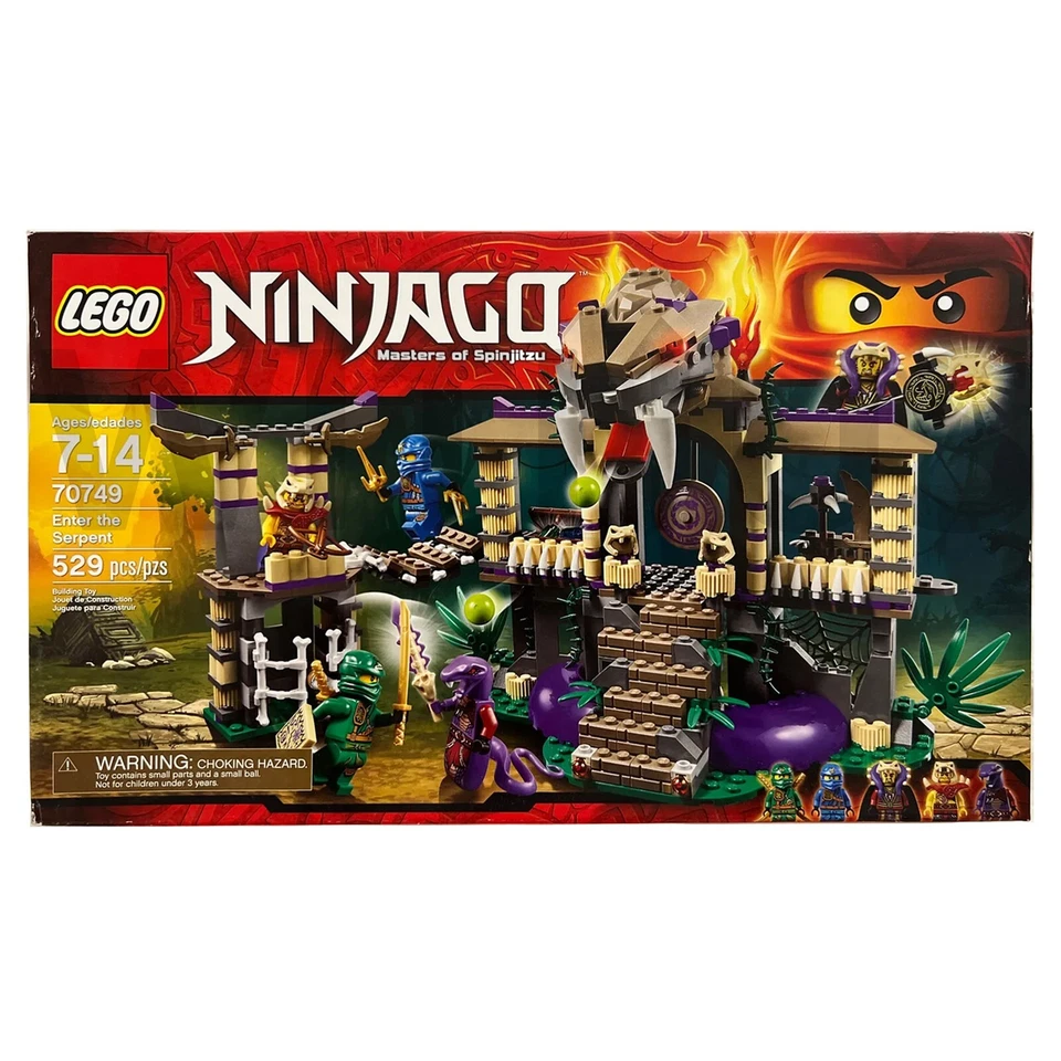 LEGO Ninjago 70749: Enter the Serpent / Caja de paquete sellada nueva Foto 2 de 3