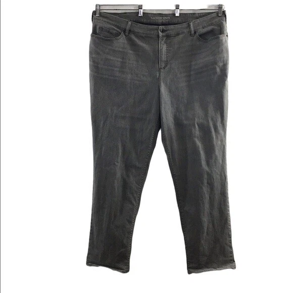 Lands end women's jeans straight leg 2025