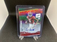 DEVONTA SMITH 2021 PRESTIGE FOOTBALL #211 XTRA POINTS RED ROOKIE RC AUTO EAGLES