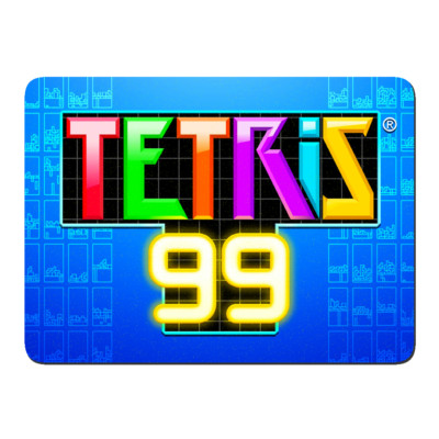 Tetris 99 Glitter Full Magnetic Back Magnet - Cover/Box Art - Classic Puzzler