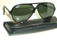 VINTAGE B L RAY BAN W0325 PJAS BLACK G15 CATS 5000 SKI GLACIER SUNGLASSES MINT