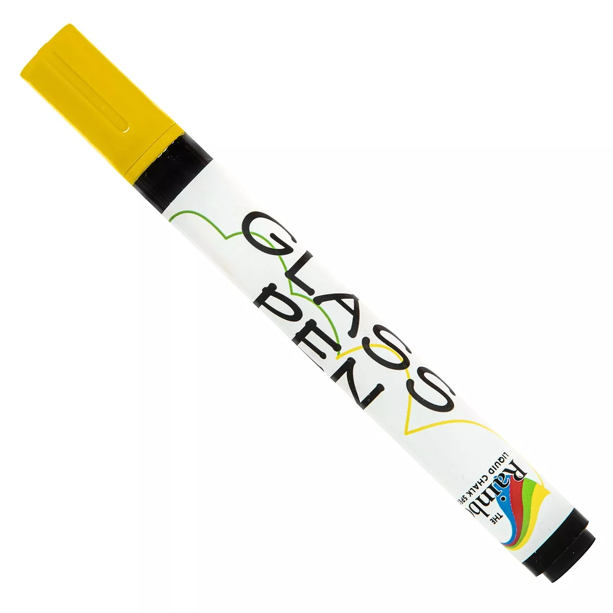 Glass Pen Liquid Paint Marker: Glass Writing Pens, Erasable Ink - 5mm Tip  Yellow