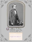 Civil War President of Confederacy Jefferson F. Davis Photo & Autograph COPIES