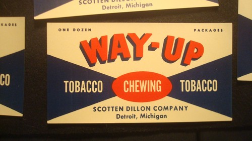 Lot (10) Vintage - WAY-UP - Chewing Tobacco LABELS - MINT - Picture 4 of 6