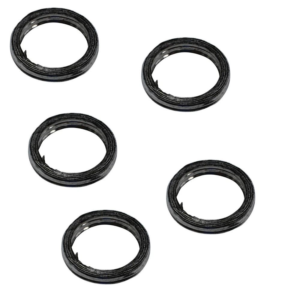 SCOOTER-GARAGE 5x Auspuffdichtung / Krümmerdichtung - Rund Universal für 50ccm Roller