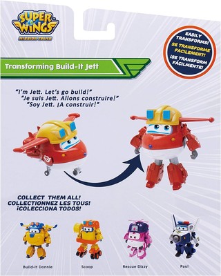 Super Wings Jett Folienballon – Ca. 85x80 Cm Großer Luftballon Für Kindergeburtstage, Partys & Deko
