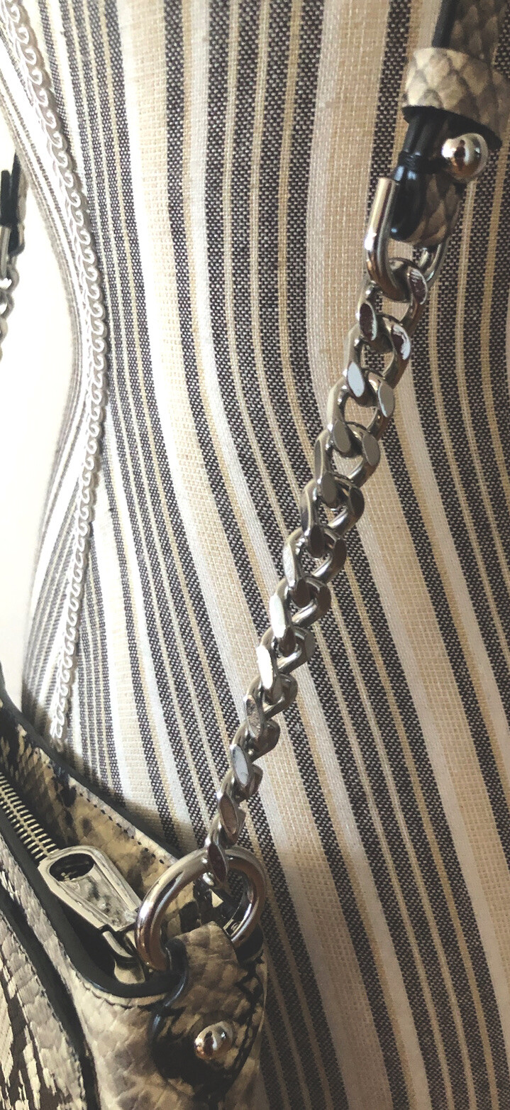 New Rebecca Minkoff Emma Swing Crossbody Bag Leather Expandable Retail
