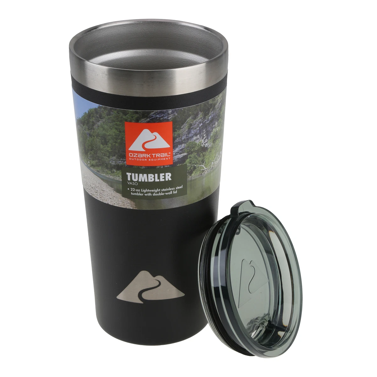 Ozark Trail Stainless Steel Vacuum Insulated Tumbler - Silver - 22 oz