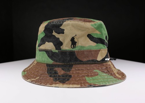 BEACHSIDE BUCKET HAT GREEN CAMO 