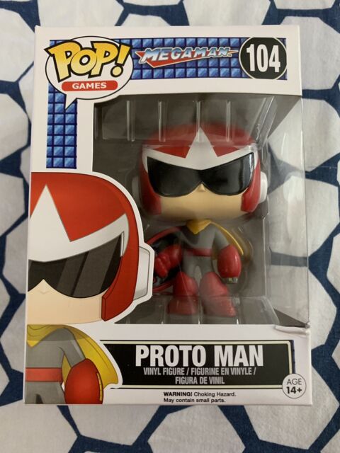 Funko Pop Games Mega Man Proto Man Vinyl #104 Brand New | eBay