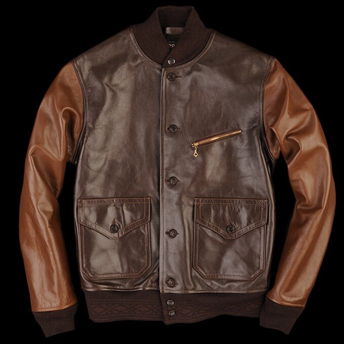 RRL Double RL Ralph lauren Leather Meyers Jacket New M Medium | eBay