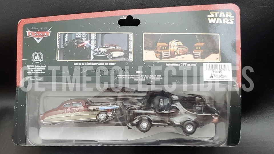 1F DISNEY CARS STAR WARS read MATER AS DARTH VADER DOC AS OBI-WAN KENOBI SAVE 6 - Image 2 of 4