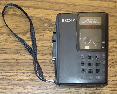 SONY VOR CASSETTE-CORDER TCM-S64V VOICE CASSETTE RECORDER | eBay