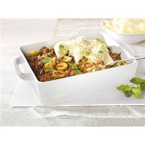 BACCARAT Ovenbake Rectangle Baker 23x19cm White