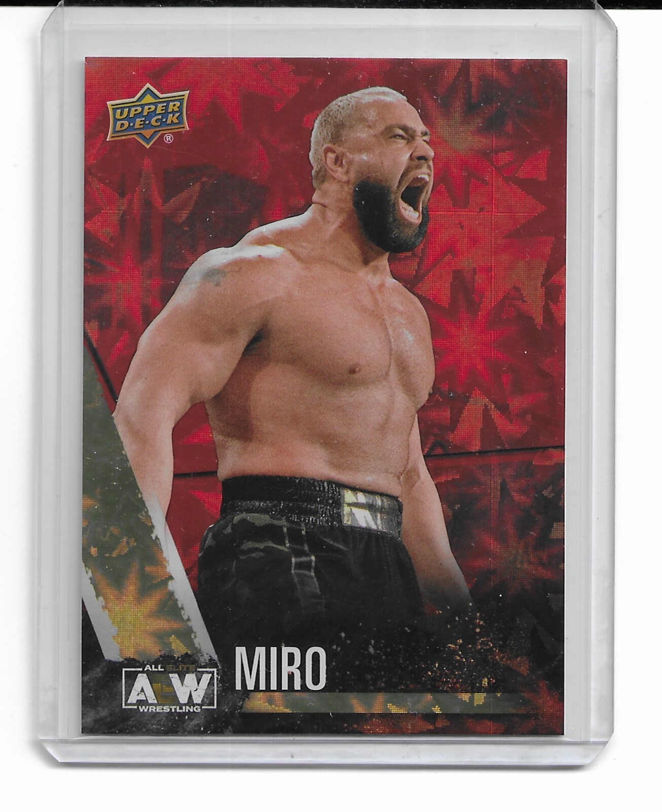 2021 Upper Deck AEW Miro Dynamite Parallel #9