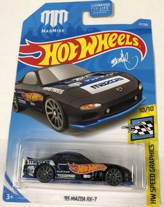 hot wheels mad mike rx7