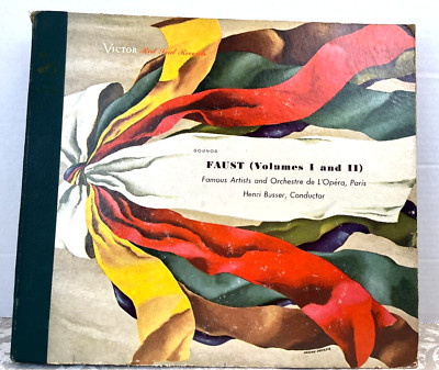 1930 - Gounod:  Faust Volumes I & II 9 x 78RPM Record Set RCA Victor Red Seal