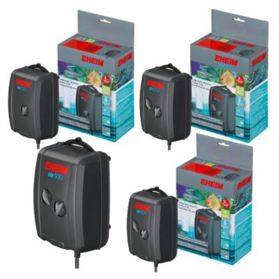EHEIM Luftpumpe 100, 200, 400 leise Aquarium Airstone Airline Diffusor Aquarium