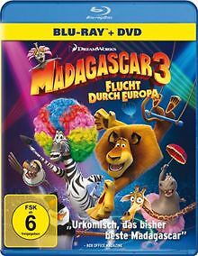 Madagascar 3 - Flucht durch Europa [Blu-ray] von Darnell,... | DVD | Zustand gut