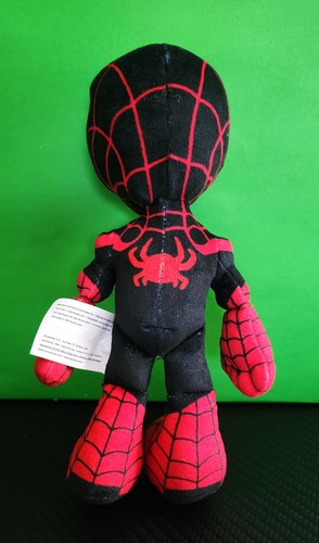 Marvel Spidey Amazing Friends Spiderman 9" Plush Stuffed Toy Miles Morales - Picture 2 of 3