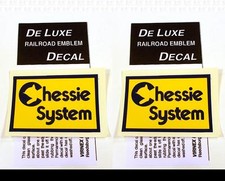 DeLuxe By Virnex Decals Yellow Blue Chessie S...