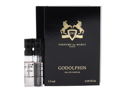 PDM PARFUMS DE MARLY GODOLPHIN EDP 1.5ml .05fl oz x 2 COLOGNE SPRAY SAMPLES