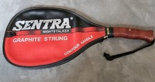 Sentra Nightstalker Racquetball Racquet W/Cover Curved Handle Racket Tennis
