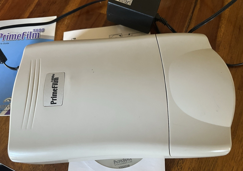 primefilm 1800u 1800 pacific image negative slide film scanner usb mac windows
