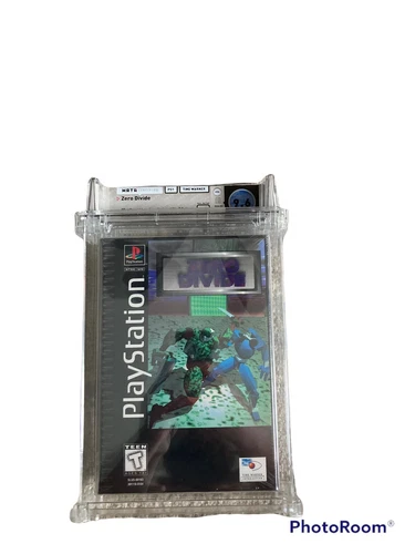 1995 Zero Divide Sony Playstation 1 Longbox New Sealed WATA 9.6 Seal A++ PS1