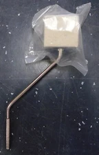 Danmar 306BS Bass Drum Beater - Square Felt - Chrome Double Pedal Bent Shaft